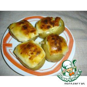 Рецепт: Картофель, фаршированный сыром
