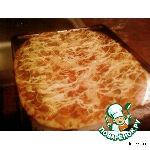 Рецепт: Пирог  "а-ля пицца"
