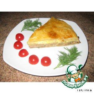 Рецепт: Пирог по-сербски с консервированной горбушей