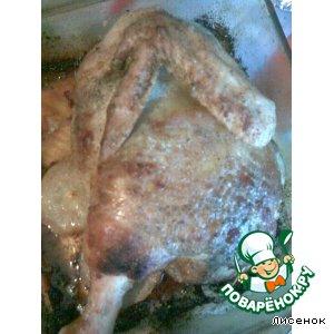 Рецепт: Фаршированная под кожей курица