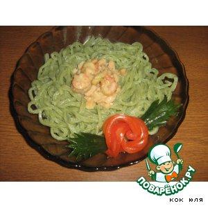 Рецепт: "Спагетти с морепродуктами"