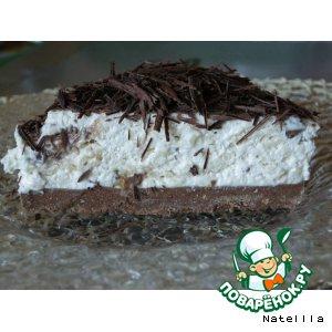 Рецепт: Сырный торт с шоколадными батончиками "Марс"