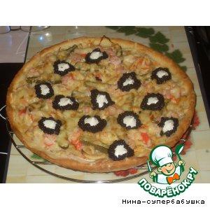 Рецепт: Пицца "Атлантида"