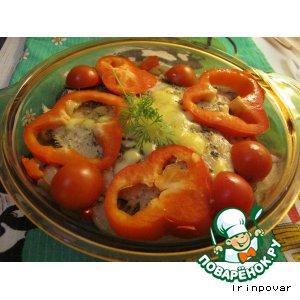 Рецепт: Камбала «Праздничная» с овощами