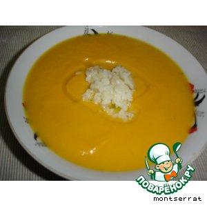 Рецепт: Суп-пюре из тыквы и риса