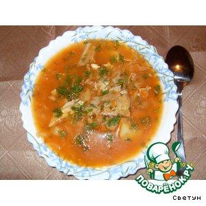 Рецепт: Суп куриный с овощами "Выручалочка"