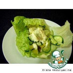 Рецепт: Салат с курицей и ананасами