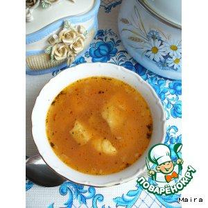 Рецепт: Суп из трески с томатами