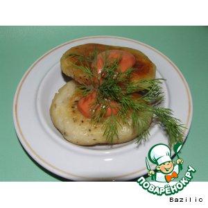 Рецепт: Картофельные оладьи или "Зразы по-украински"