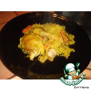 Рецепт: Курица по-индийски "от Маруси"