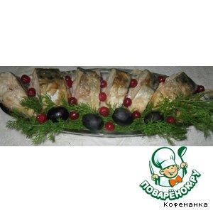 Рецепт: Запеченная скумбрия А-ля горячего копчения