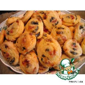 Рецепт: Печенье с курагой Сухофруктики