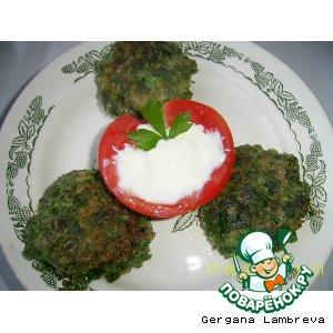 Рецепт: Овощные котлеты с зеленью