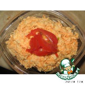 Рецепт: Салат из моркови с сыром и орехами