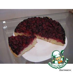 Рецепт: Бисквитный пирог с ягодами