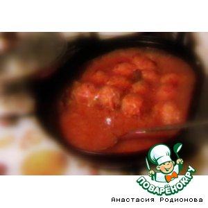Рецепт: Тефтели запеченные в томатном соусе