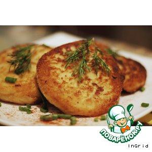 Рецепт: Картофельные пирожки с мясной начинкой