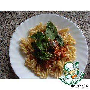 Рецепт: Итальянский соус к пасте из цуккини и пряных трав