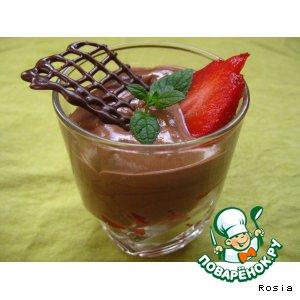 Рецепт: Десерт Клубнично-шоколадный рай