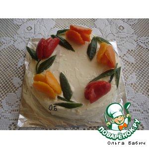 Рецепт: Рыбный торт Наполеон