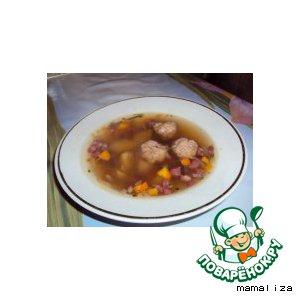 Рецепт: Молдавский фасолевый суп