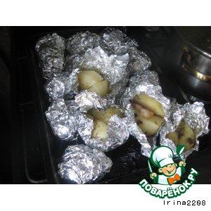 Рецепт: Картофельный гарнир "Бомбочки"