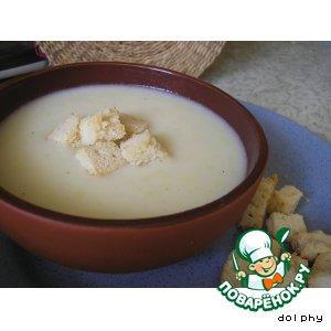Рецепт: Суп-пюре из картофеля и лука-порея
