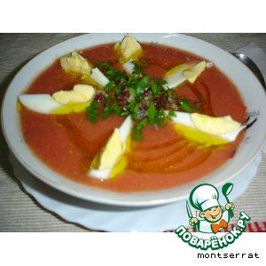 Рецепт: Холодный томатный суп Сальморехо