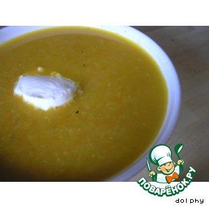 Рецепт: Суп-пюре из моркови и нута