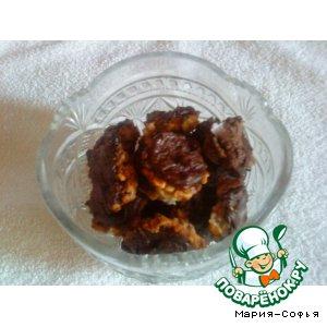 Рецепт: Шоколадное печенье с пряностями