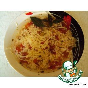 Рецепт: Суп с помидорами и яйцами