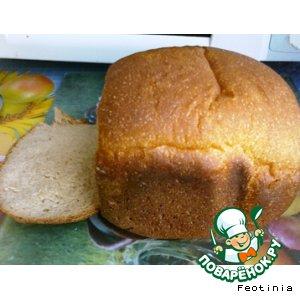 Рецепт: Хлеб ржано-пшеничный на молочной сыворотке
