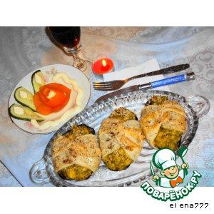Рецепт: Баклажаны, запечeнные в тесте Aubergines au four en croute