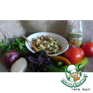 Рецепт: Турецкий салат с аджикой