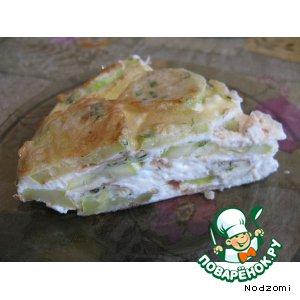 Рецепт: Далмацкая запеканка из кабачков с сыром "Фетаки"