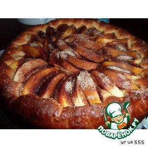 Рецепт: Пирог с яблоками и корицей