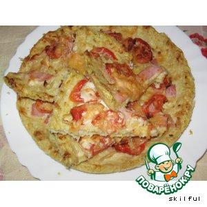 Рецепт: Кабачковая запеканка а-ля пицца
