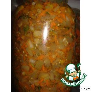 Рецепт: Салат на зиму из баклажанов