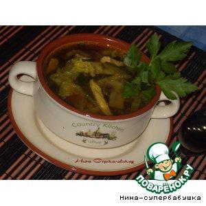 Рецепт: Тайский суп с огурцами