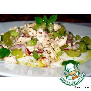 Рецепт: Салат из курицы, сельдерея и винограда