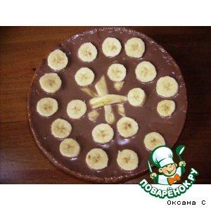 Рецепт: Шоколадно-банановый торт