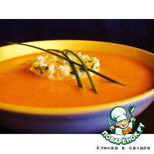 Рецепт: Суп-пюре из сладкого перца «Корсика»