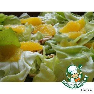 Рецепт: Филе апельсина в салате
