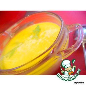 Рецепт: Сырный суп Сельдерей