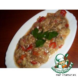 Рецепт: Салат на мангале для шашлыка