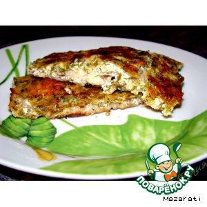 Рецепт: Рыба в сырно-сливочном соусе