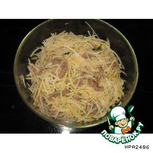 Рецепт: Картофельный салат По-корейски