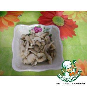 Рецепт: Маринованные грибы вешенки Домашние