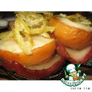 Персики с заварным кремом "Наслаждение"