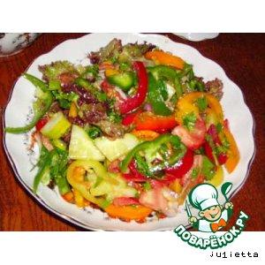 Салат овощной Тривиально-идеальный